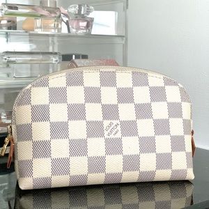 Louis Vuitton cosmetic pouch pm Damier Azur